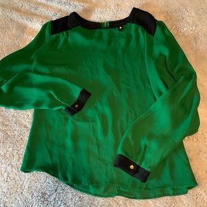 Green dress shirt
